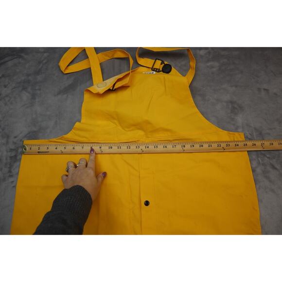 Neese Overall Pants Mens XL Yellow Workwear Waterproof Deluxe Rain Overalls - Picture 3 of 16